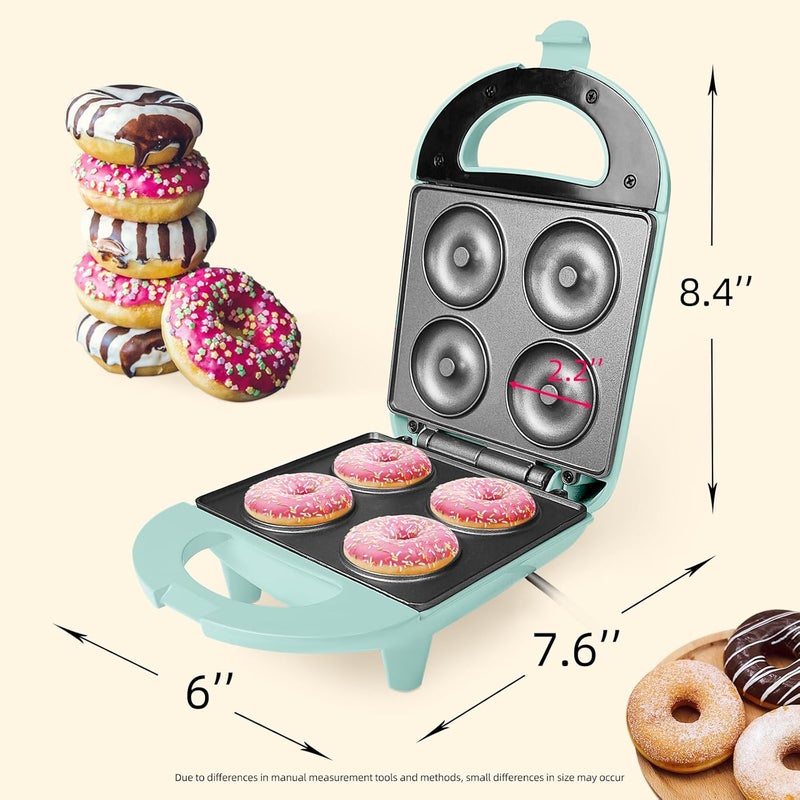 Aoruru Mini Donut Maker for Kids Make 4 Doughnuts - Image 5
